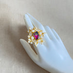 Hamida Crystal Ring - Ahseya & Co