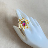 Hamida Crystal Ring - Ahseya & Co