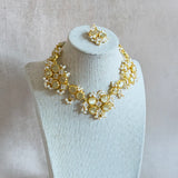 Amara Grey Choker Set - Ahseya & Co