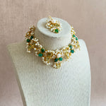 Shyla Green Choker Set - Ahseya & Co