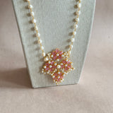 Myla Pink Pearl Mala Set - Ahseya & Co