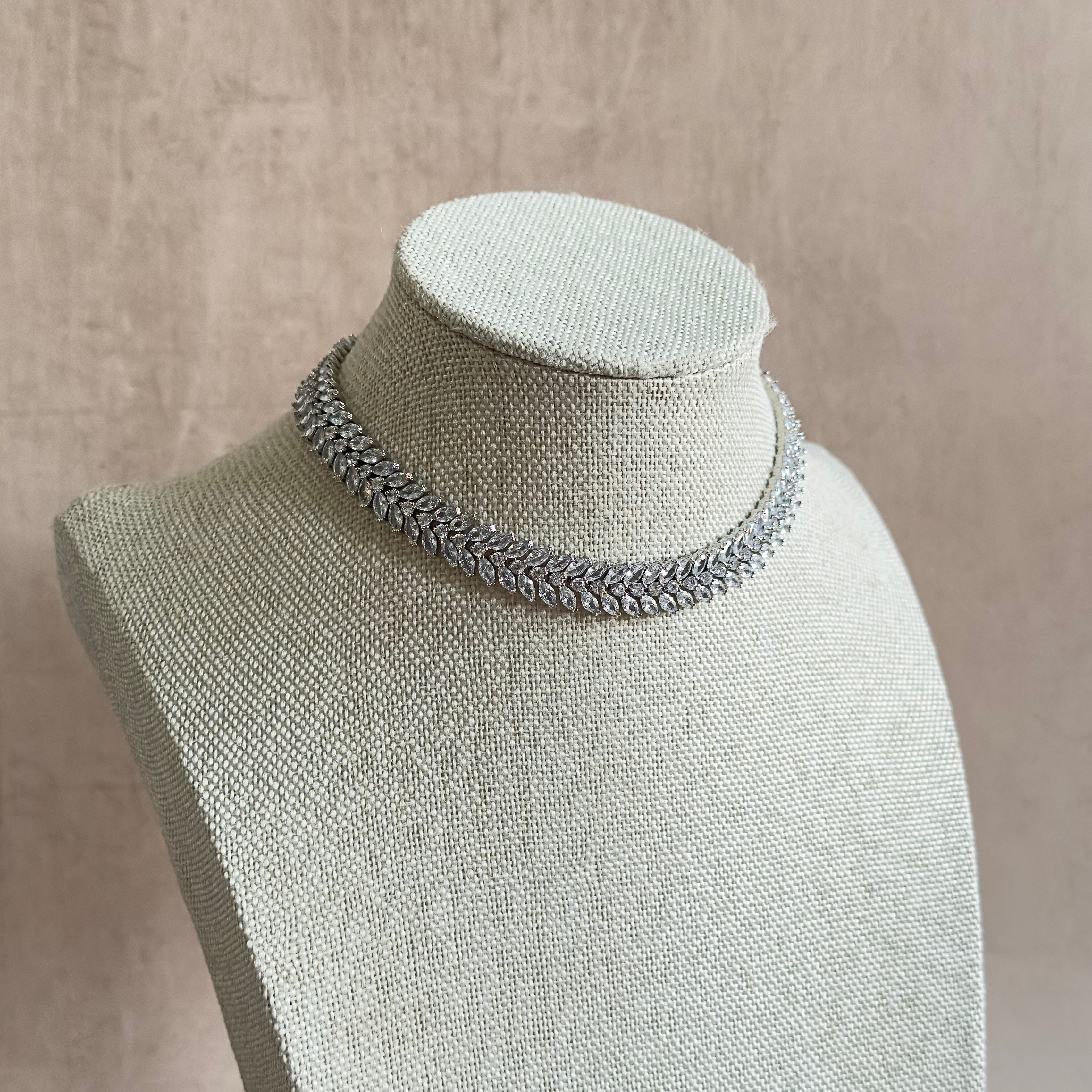 Kimora Link Crystal Choker - Ahseya & Co