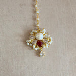 Kiara Fuchsia Pearl Necklace Set - Ahseya & Co