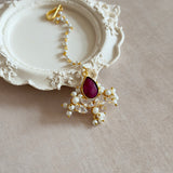 Imaanah Olive Tikka Set - Ahseya & Co