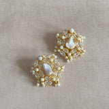 Aria Pearl Stud Earrings - Ahseya & Co