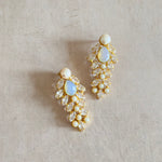 Iraya Crystal Pearl Stud Earrings - Ahseya & Co