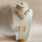 Berta Pink Pearl Necklace Set - Ahseya & Co