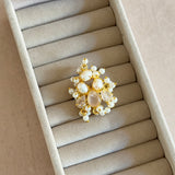 Hamna Pink Pearl Ring - Ahseya & Co