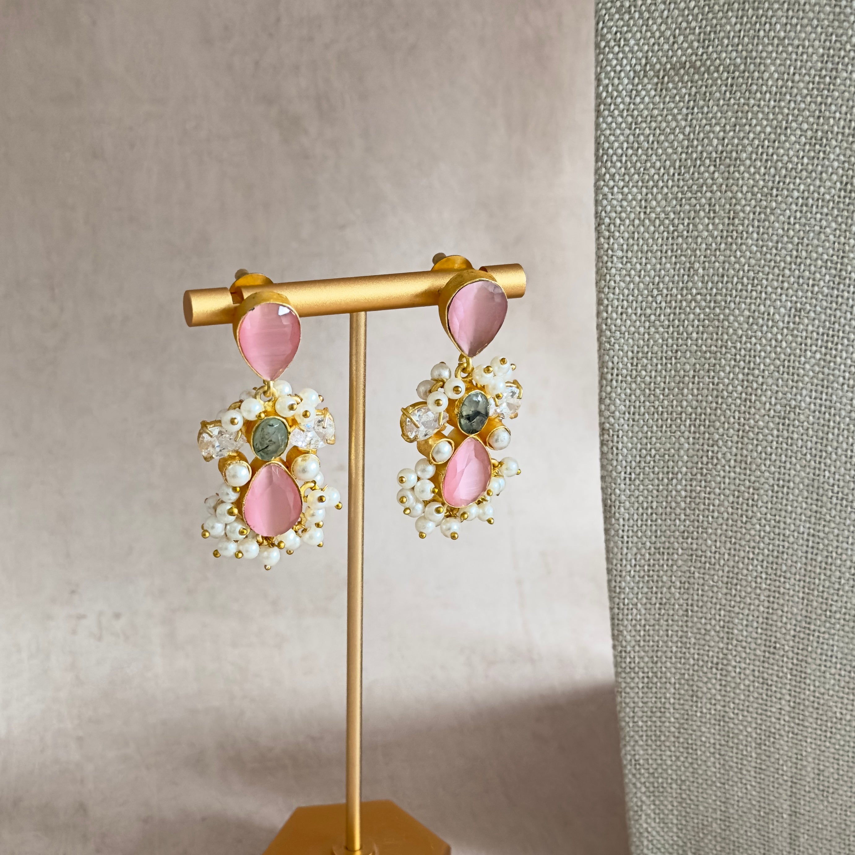 Maysun Pink Necklace Set - Ahseya & Co