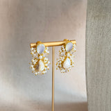 Berta Crystal Pearl Necklace Set - Ahseya & Co