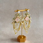 Dina Pink Drop Earrings - Ahseya & Co