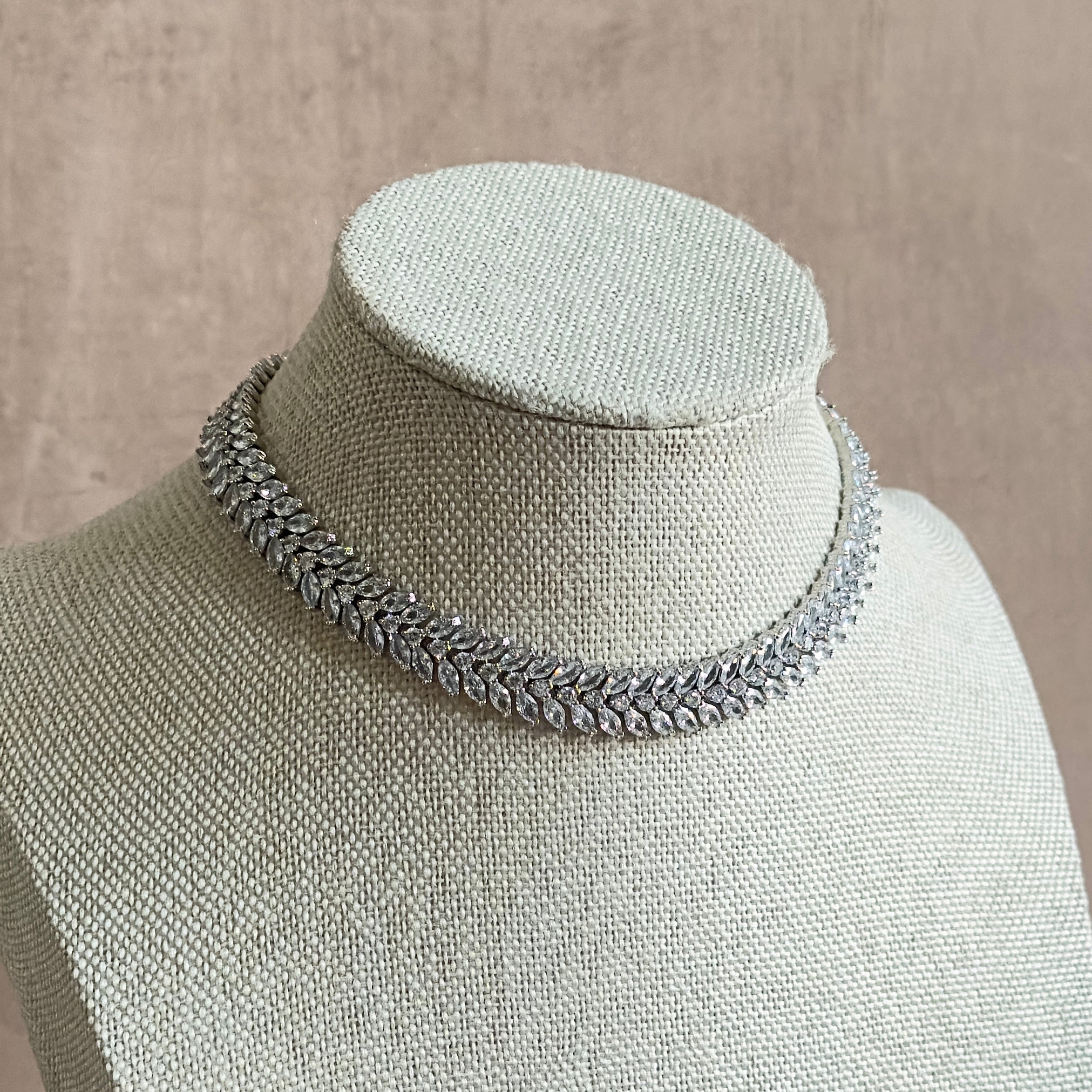 Kimora Link Crystal Choker - Ahseya & Co