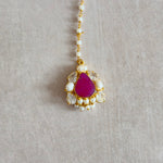 Laurel Fuchsia Crystal Choker Set - Ahseya & Co