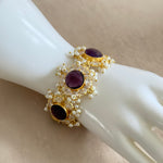 Suki Purple Crystal Bracelet - Ahseya & Co