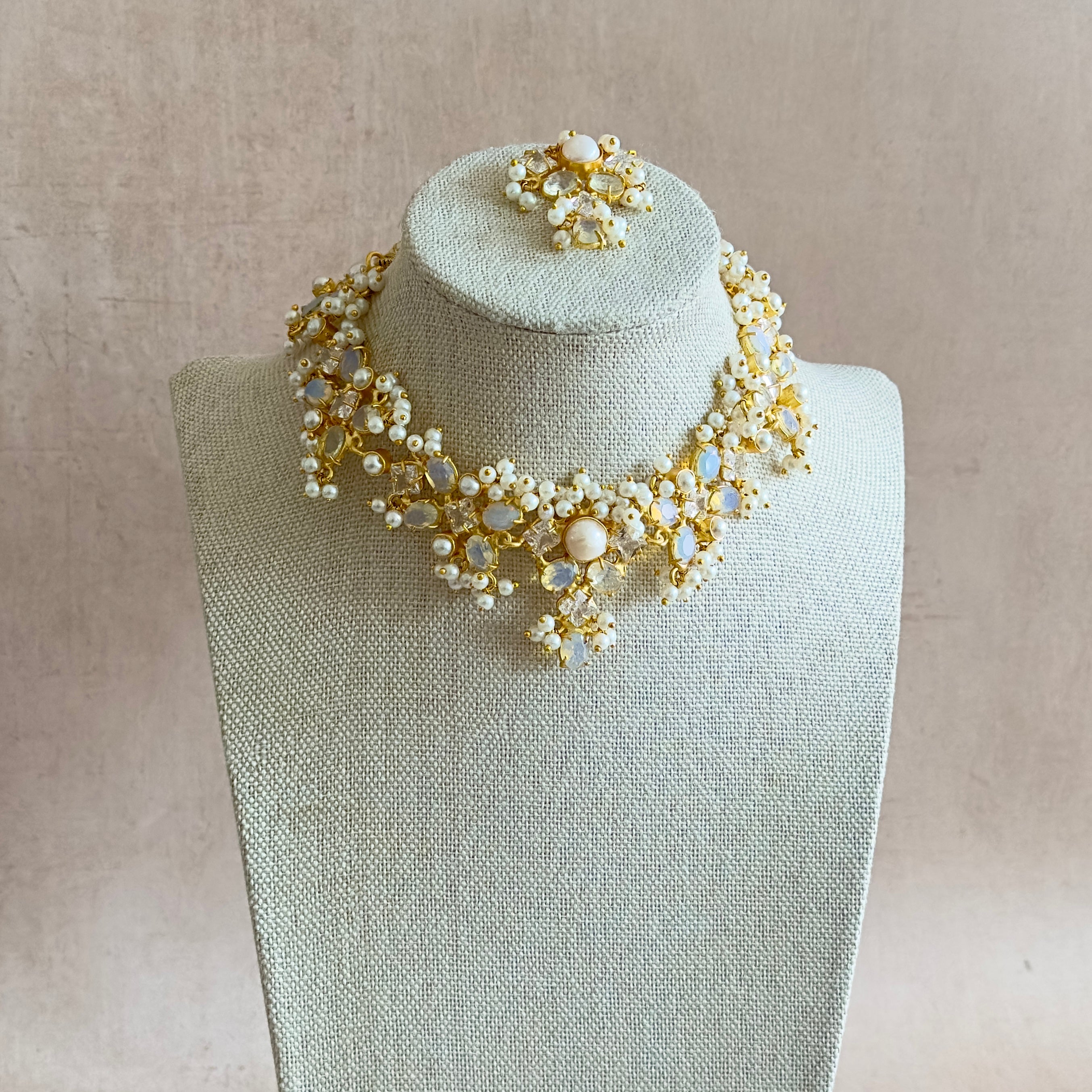 Shyla Crystal Choker Set - Ahseya & Co