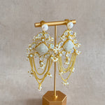 Dina Pearl Drop Earrings - Ahseya & Co