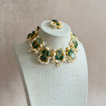 Giselle Green Choker Set - Ahseya & Co