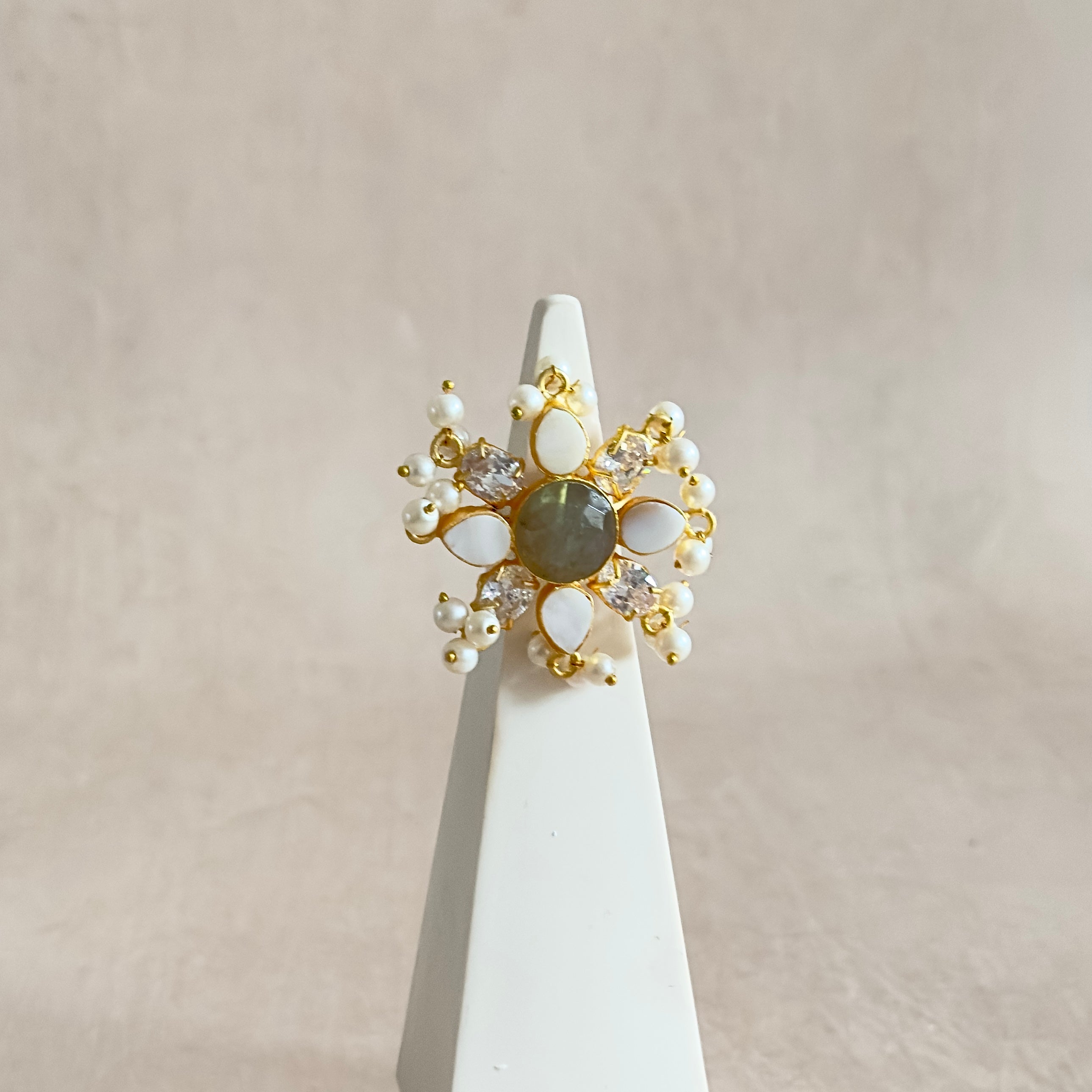 Hillary Crystal Ring - Ahseya & Co