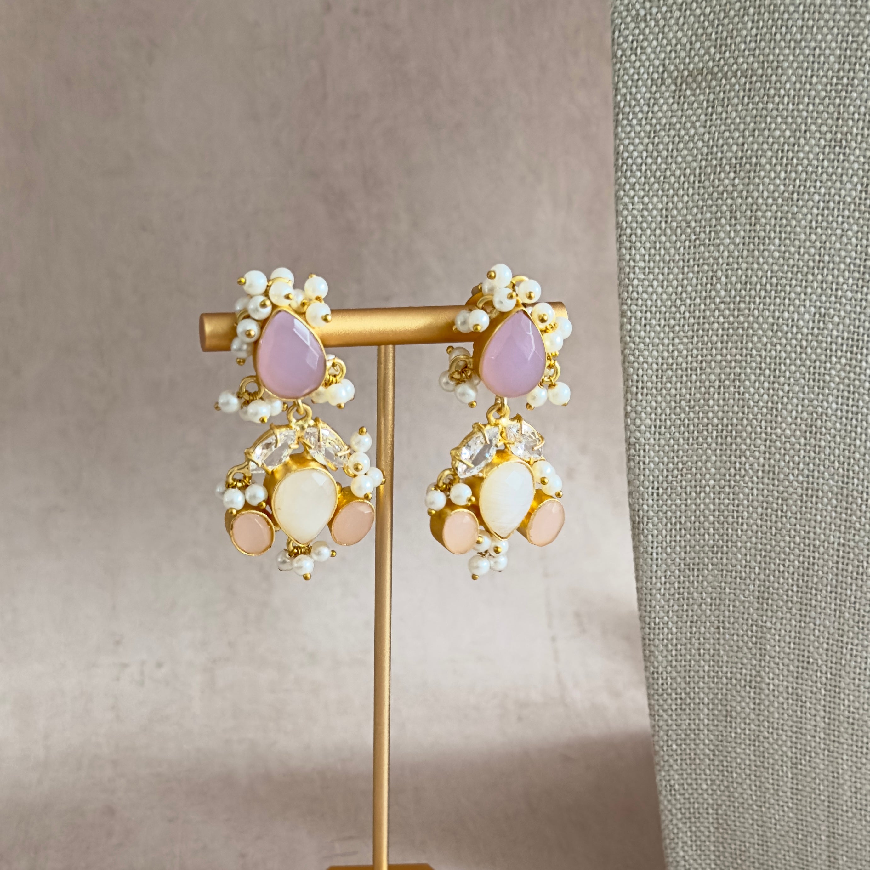 Nawal Lilac Choker Set - Ahseya & Co