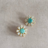 Floral Green Crystal Syuds - Ahseya & Co