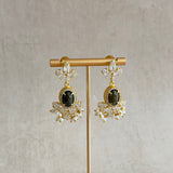 Maryam Crystal Drop Earrings - Ahseya & Co