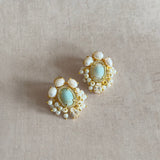 Kairen Pearl Stud Earrings - Ahseya & Co