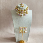 Nawal Lilac Choker Set - Ahseya & Co