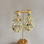 Inaaya  Olive Drop Earrings - Ahseya & Co