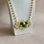 Hayaat Green Pearl Mala Set - Ahseya & Co