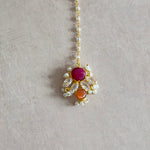 Dilnaz Maroon Necklace Set - Ahseya & Co