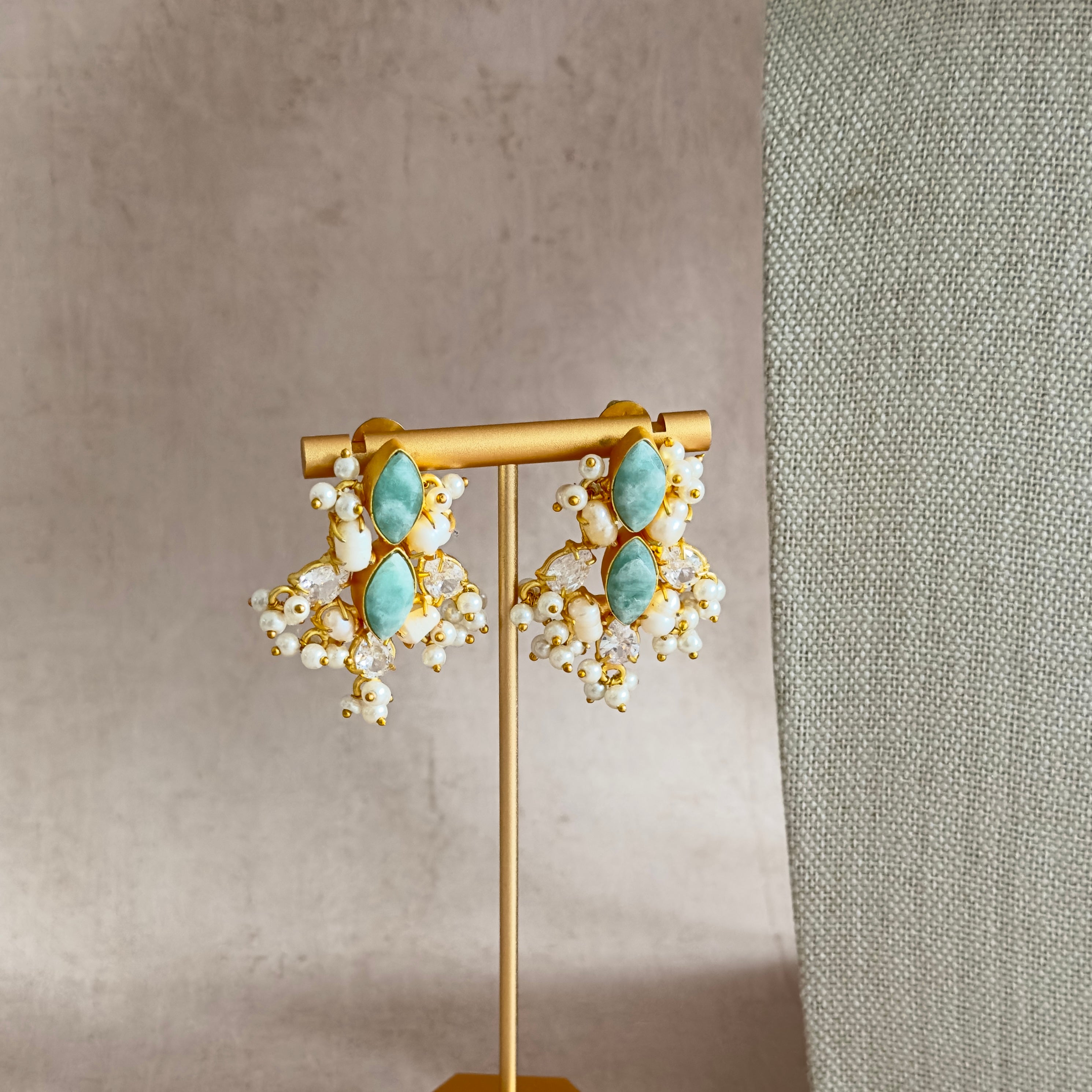 Hiba Jade Crystal Choker Set - Ahseya & Co