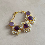 Suki Purple Crystal Bracelet - Ahseya & Co