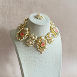 Lavera Floral Pearl Necklace Set - Ahseya & Co