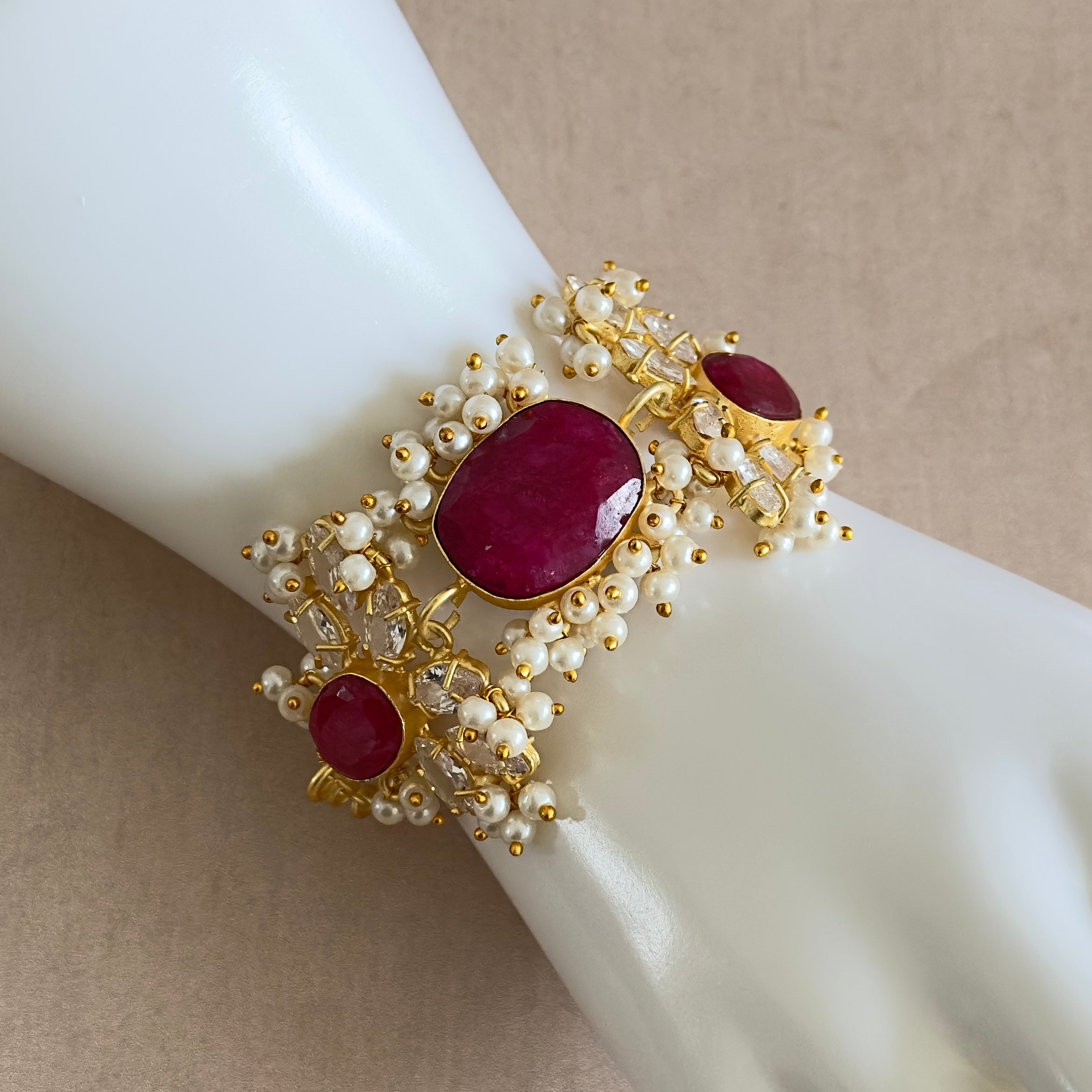 Elafah Fuchsia Bracelet - Ahseya & Co