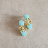 Cassandra Blue Stud Earrings - Ahseya & Co