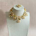 Munira Olive Rose Necklace Set - Ahseya & Co