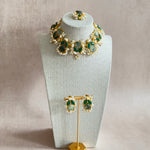 Giselle Green Choker Set - Ahseya & Co