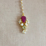 Antonia Fuchsia Choker Set - Ahseya & Co