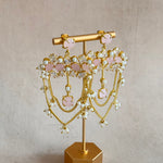 Jazlyn Pink Drop Earrings - Ahseya & Co