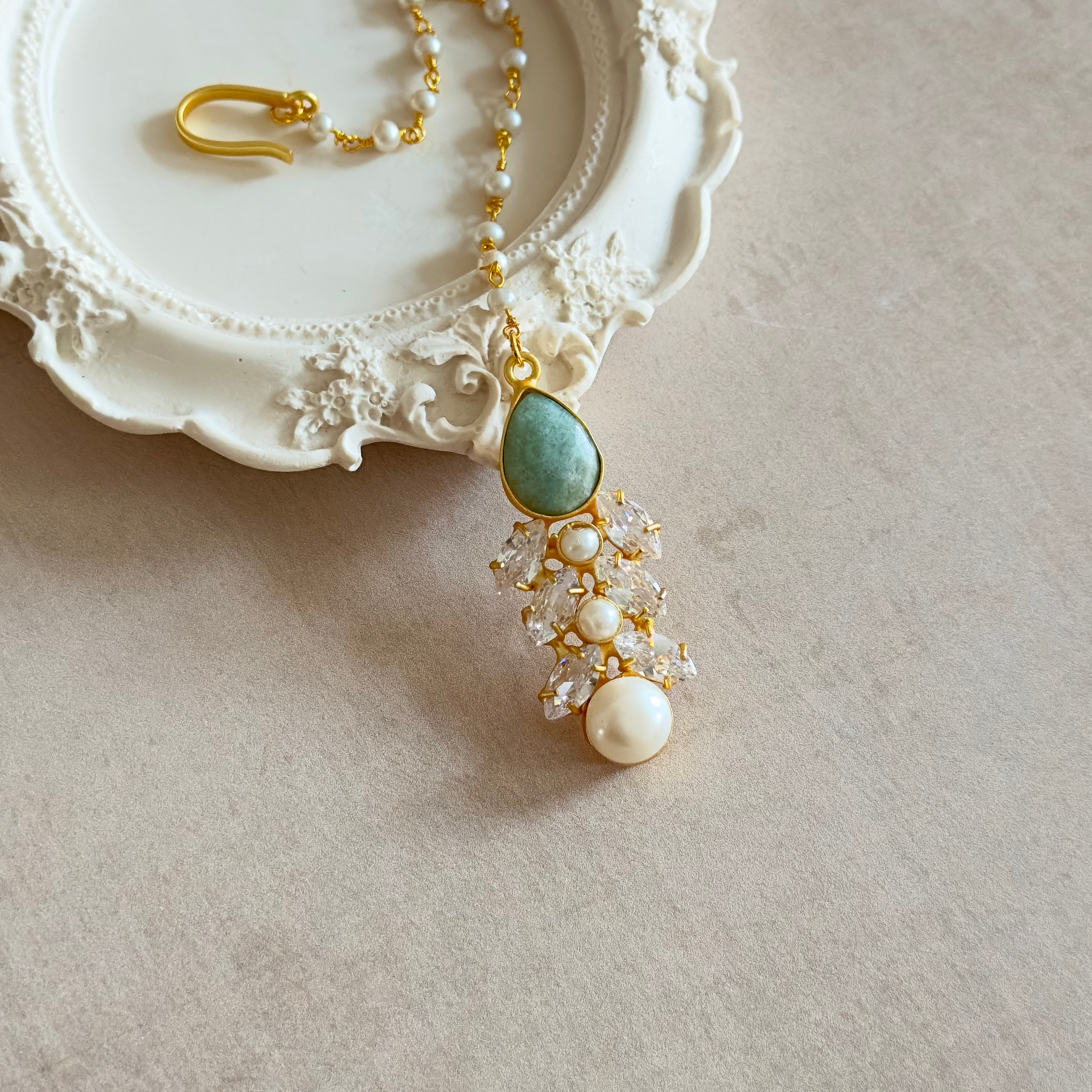 Justina Jade Pearl Tikka - Ahseya & Co