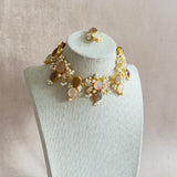 Kaelani Crystal Necklace Set - Ahseya & Co