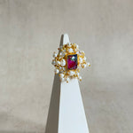 Hamida Crystal Ring - Ahseya & Co