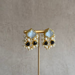 Jayda Grey Stud Earrings - Ahseya & Co