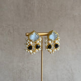 Jayda Grey Stud Earrings - Ahseya & Co