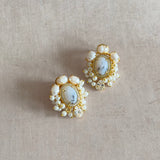 Kairen Smokey Stud Earrings - Ahseya & Co