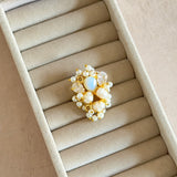 Hamna Crystal Pearl Ring - Ahseya & Co