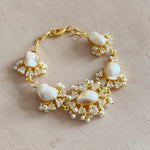 Ottilie Pearl Crystal Bracelet - Ahseya & Co