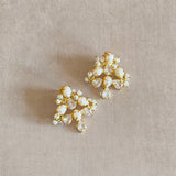 Gabriella Pearl Stud Earrings - Ahseya & Co