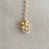 Ivory Pink Crystal Choker Set - Ahseya & Co