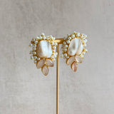 Sook Baroque Pink Pearl Earrings - Ahseya & Co